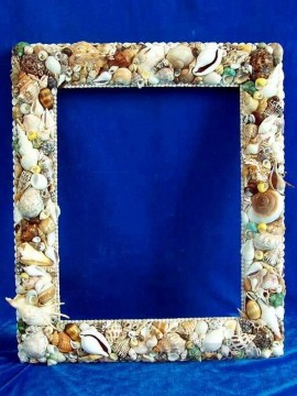 Frame Painting - SM102 FR 017 5by7inch shell frame box